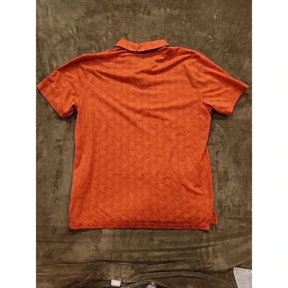 Nike Men's Dri-FIT Vapor Polo Golf Shirt Size Large Stretch Fit Orange